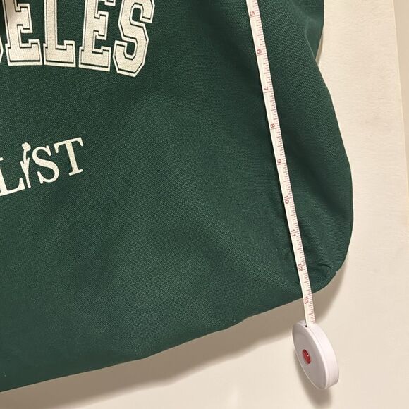 Los Angeles Hunter Green Tote Bag - Picture 4 of 6